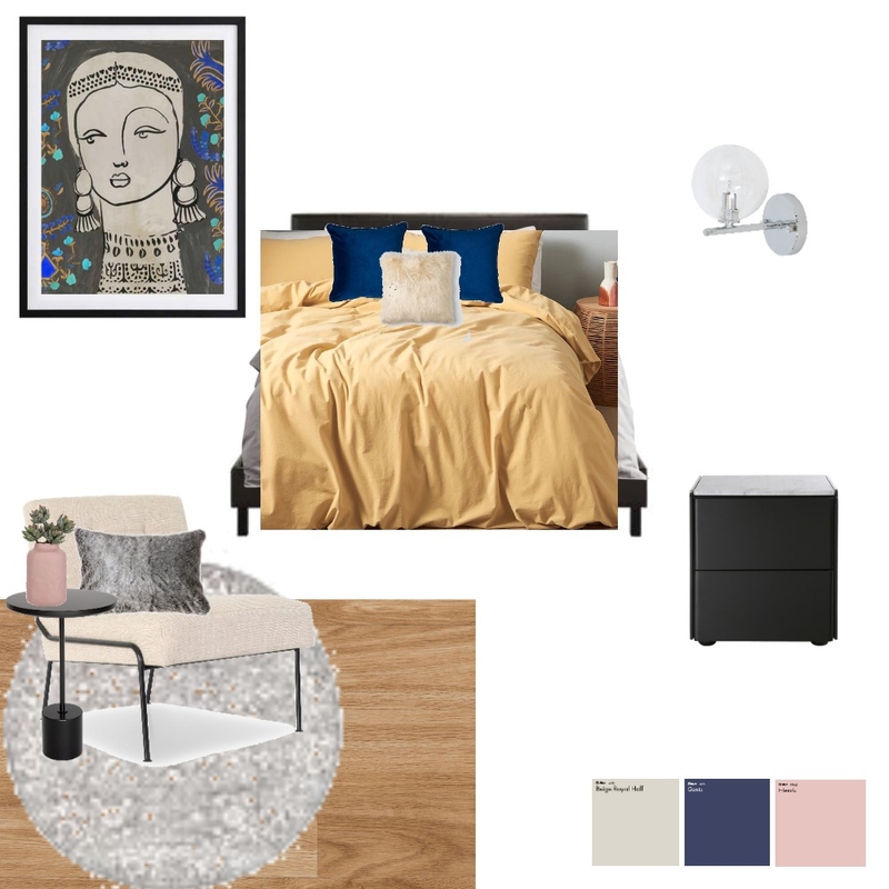 Master bedroom - yellow cover Mood Board by smallnads on Style Sourcebook