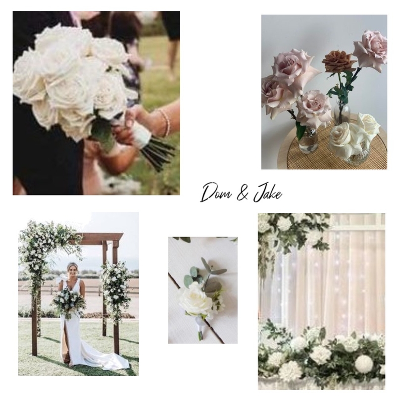 Dom & Jake Mood Board by harperandrosefloral on Style Sourcebook