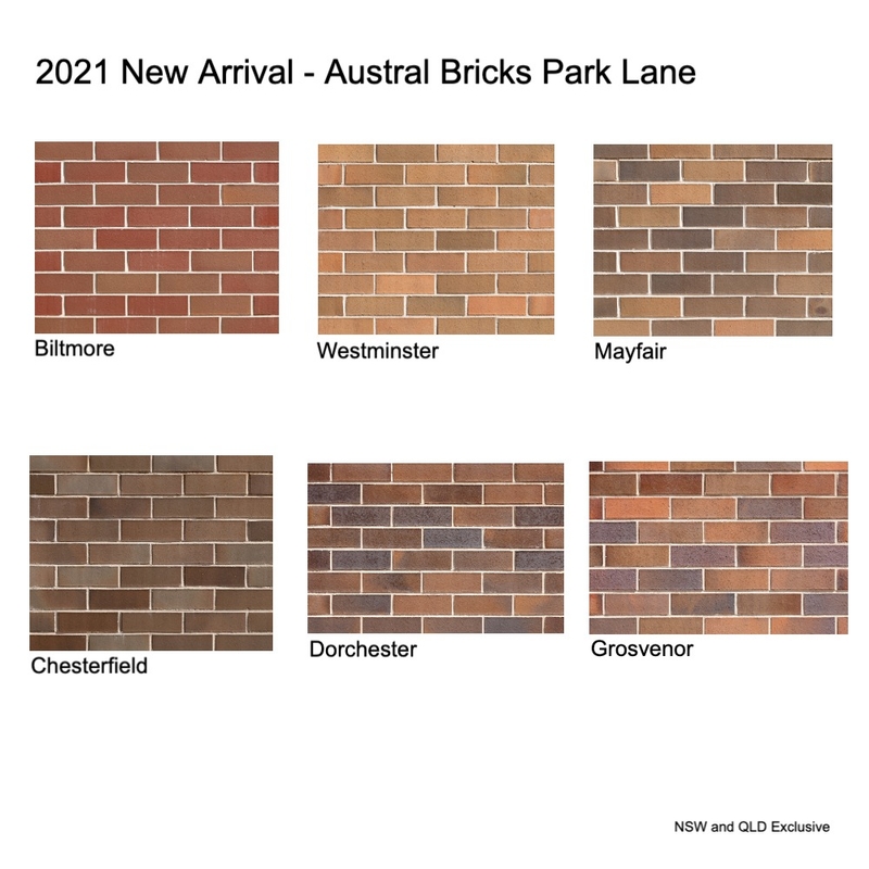 2021 New Arrival - Austral Bricks Park Lane Mood Board by Brickworks on Style Sourcebook