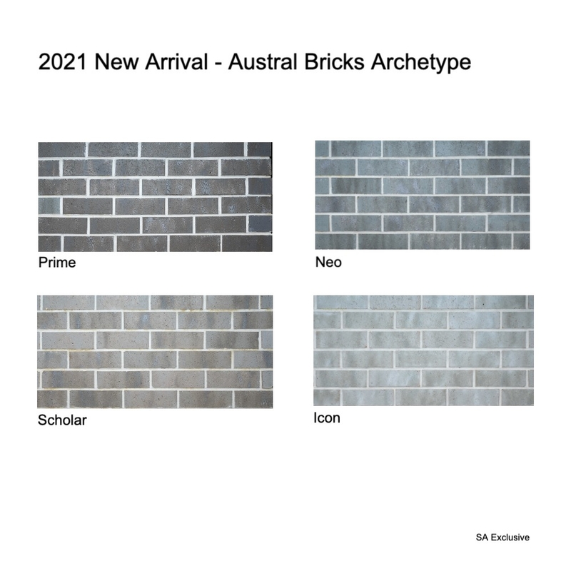 2021 New Arrival - Austral Bricks Archetype Mood Board by Brickworks on Style Sourcebook