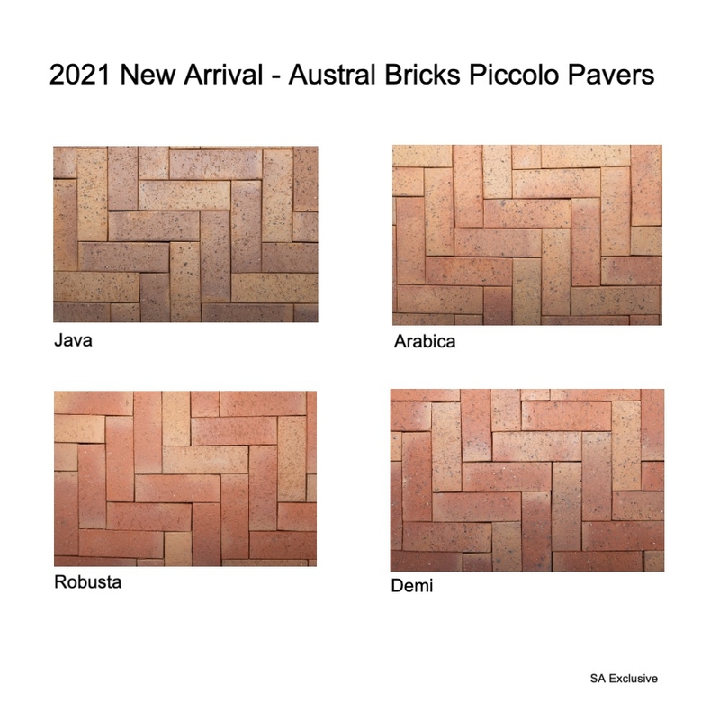 2021 New Arrival - Austral Bricks Piccolo Pavers Mood Board by Brickworks on Style Sourcebook