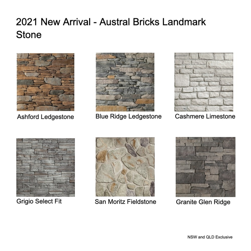 2021 New Arrival - Austral Bricks Landmark Stone Mood Board by Brickworks on Style Sourcebook