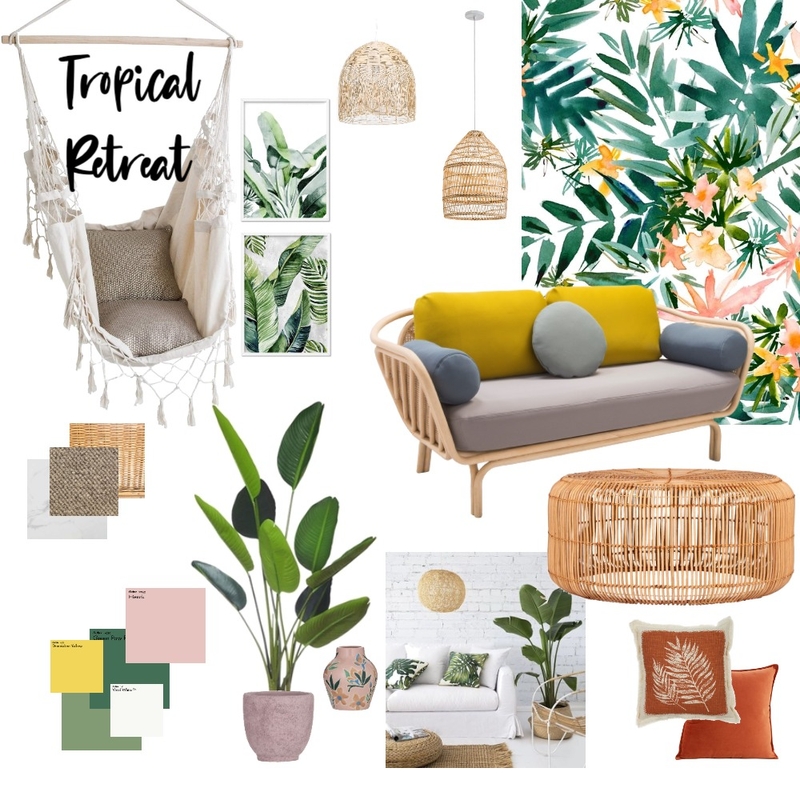 Tropical Retreat Mood Board by AnetaKopciova on Style Sourcebook