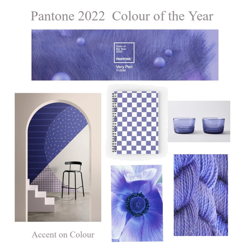 Pantones 2022 Colour of the Year - Very Peri Mood Board by Accent on Colour on Style Sourcebook