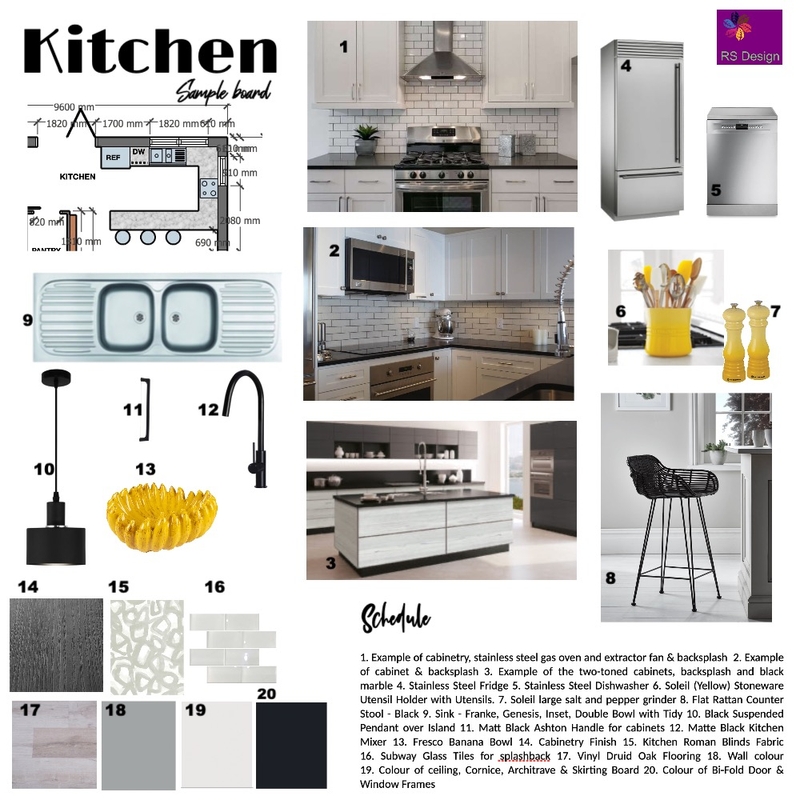 Kitchen Mood Board M9 Mood Board by Rohan on Style Sourcebook