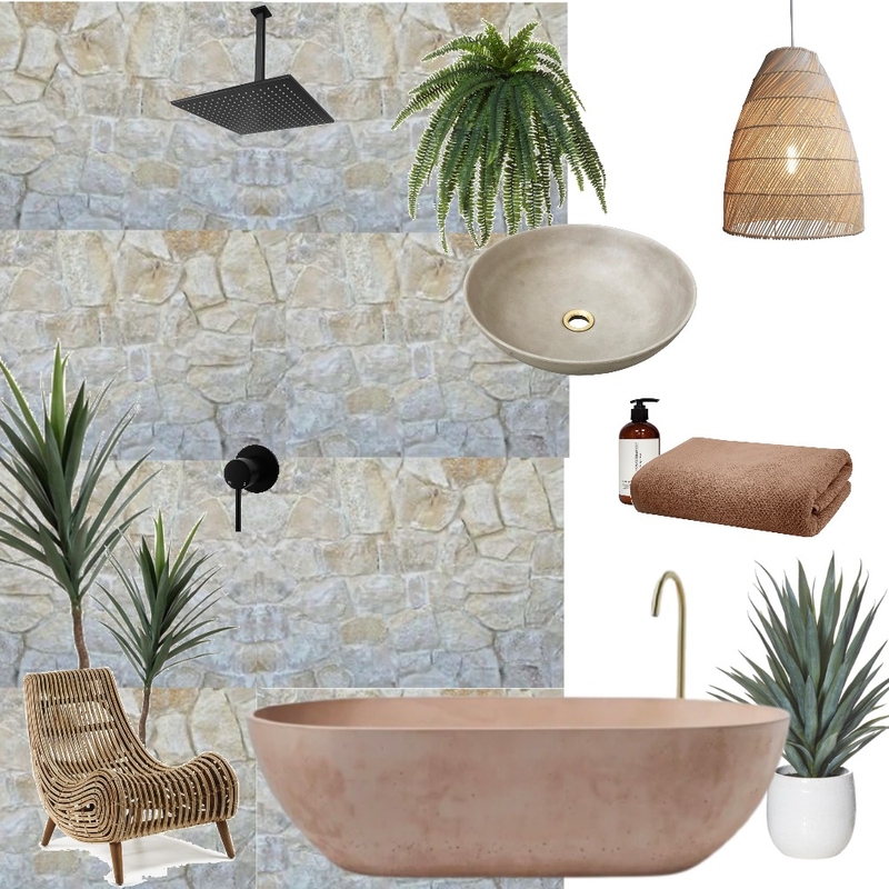 Relaxation Bath Mood Board by Fleur Design on Style Sourcebook