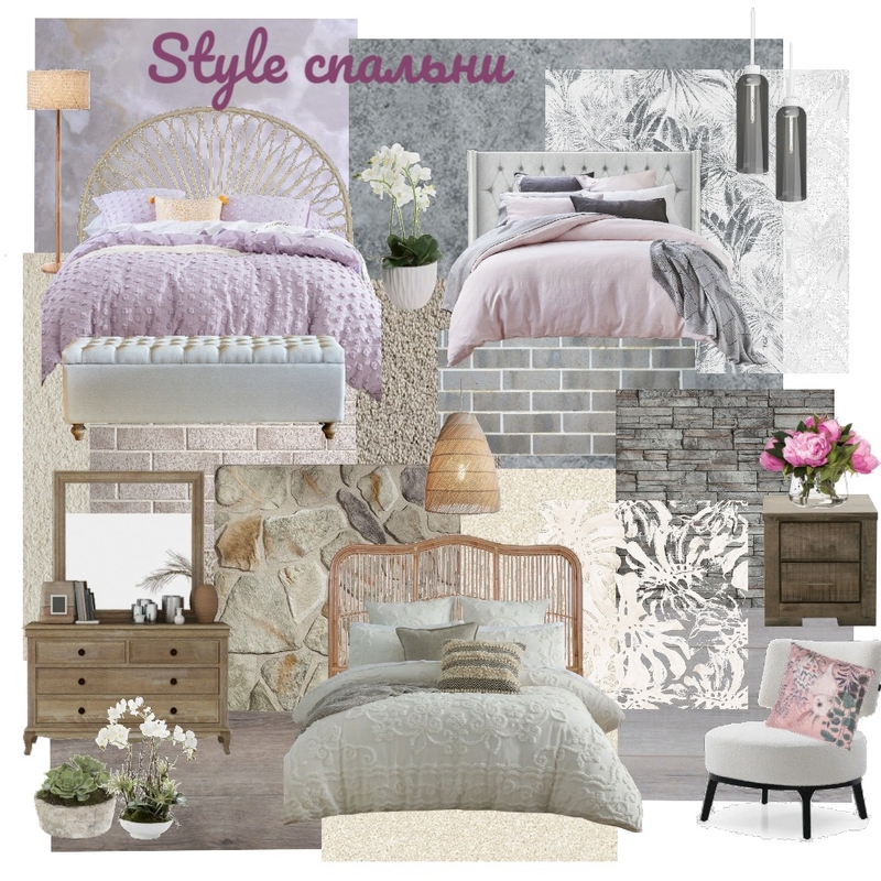 Фактуры для спальни. Mood Board by Люсьена on Style Sourcebook