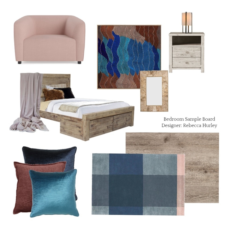 Bedroom Sample Board Mood Board by Bec Hurley on Style Sourcebook