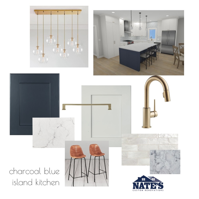 st clair blue island Mood Board by lincolnrenovations on Style Sourcebook