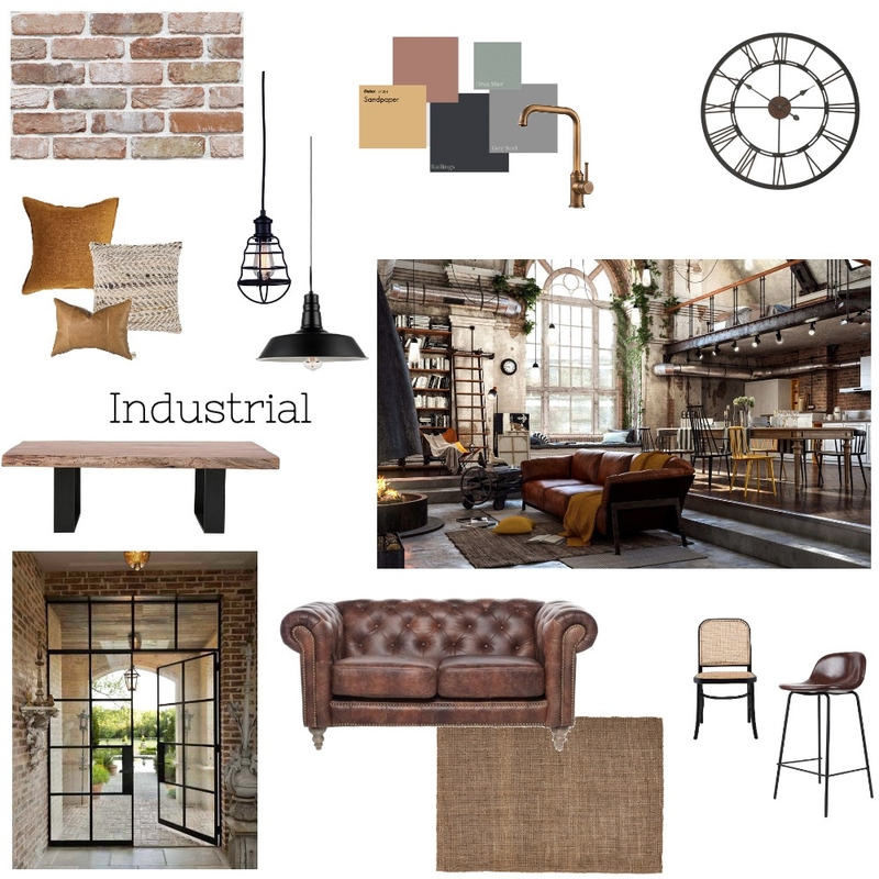 Industrial MB Mood Board by _ClaireGibbons on Style Sourcebook