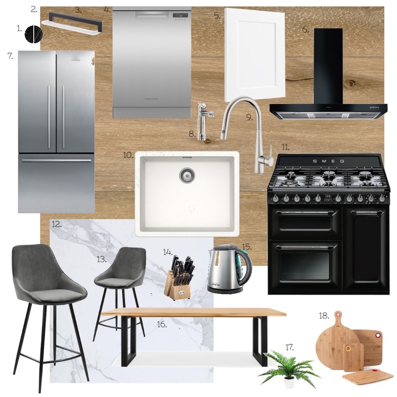 Kitchen + Dining Mood Board by SammyClose on Style Sourcebook