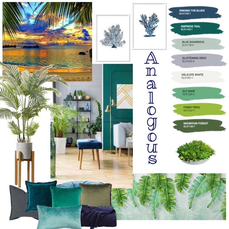 Analogous Mood Board by leanne.nuen@gmail.com on Style Sourcebook