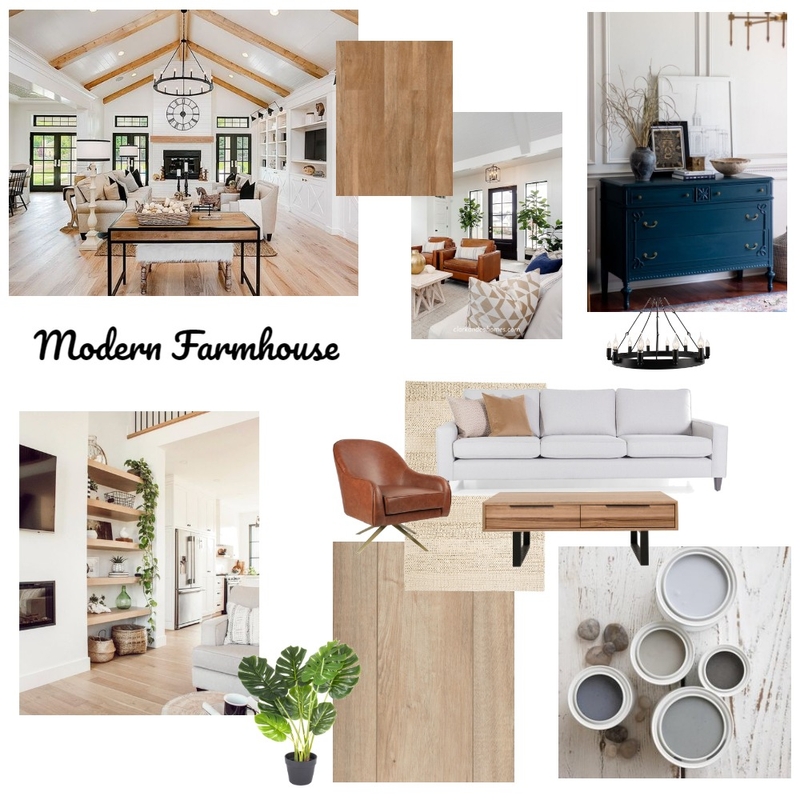 modern farmhouse mood board 3 Mood Board by dahlyadesign on Style Sourcebook