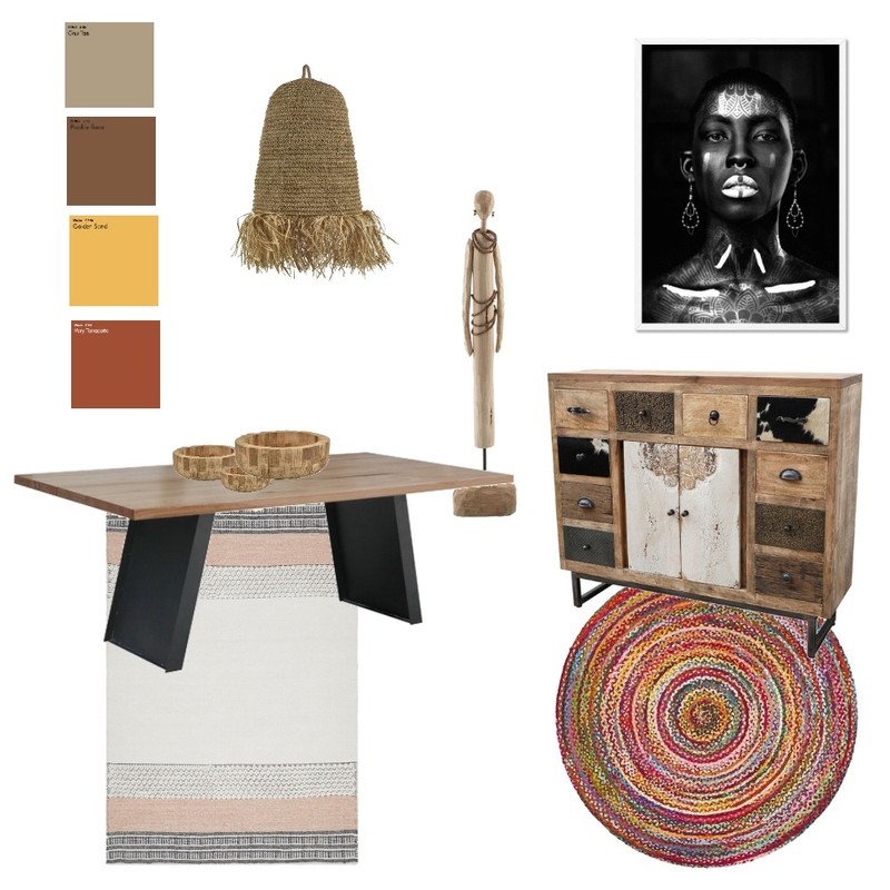 African Mood Board Mood Board by DebbieM on Style Sourcebook