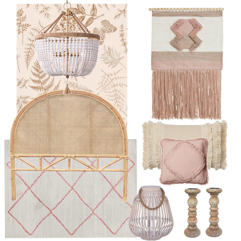 Boho Bedroom Mood Board by aeshaosman on Style Sourcebook