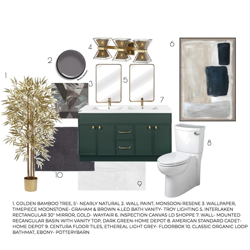 BATHROOM Mood Board by Edwardsol on Style Sourcebook