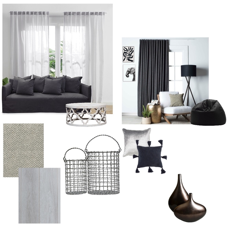 achromatic Mood Board by TARANA on Style Sourcebook