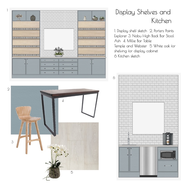 Kitchen and Display Mood Board by Ceilidh on Style Sourcebook