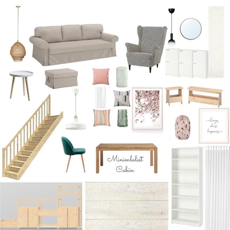 Minimalist Cabin Mood Board by Designful.ro on Style Sourcebook