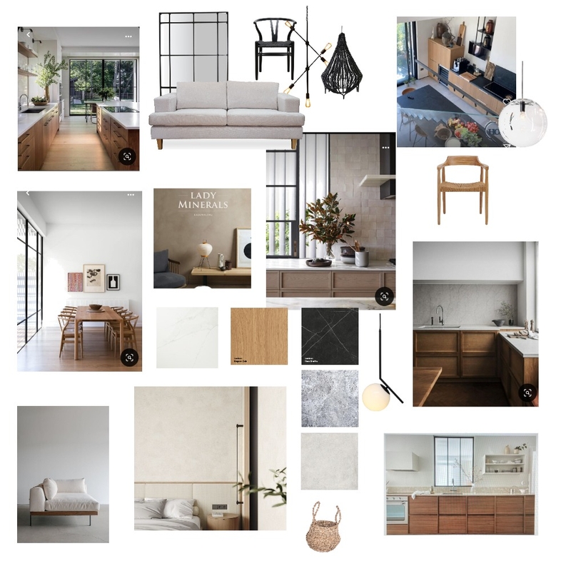 מוד בורד למטבח וסלון Mood Board by lirante on Style Sourcebook