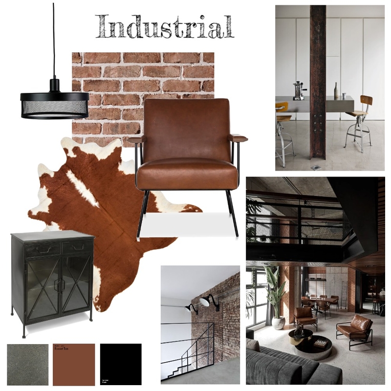 Industrial Mood Board by stephv.interiors on Style Sourcebook