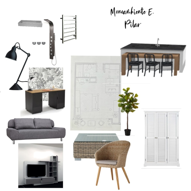 Monoambiente Pilar Mood Board by Ceciliaz on Style Sourcebook