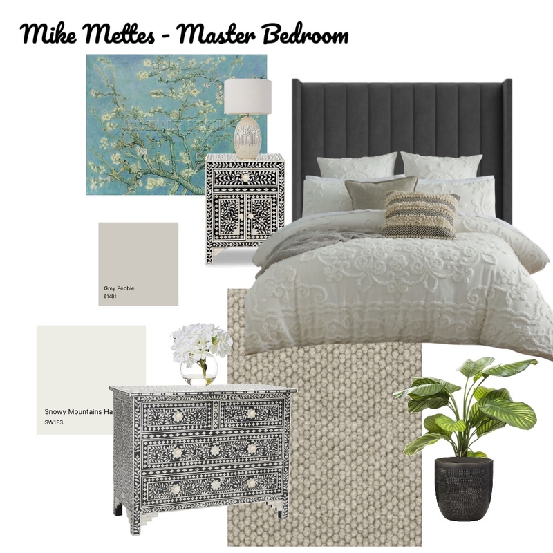 Mike Mettes Master Bedroom Mood Board by LesleyTennant on Style Sourcebook