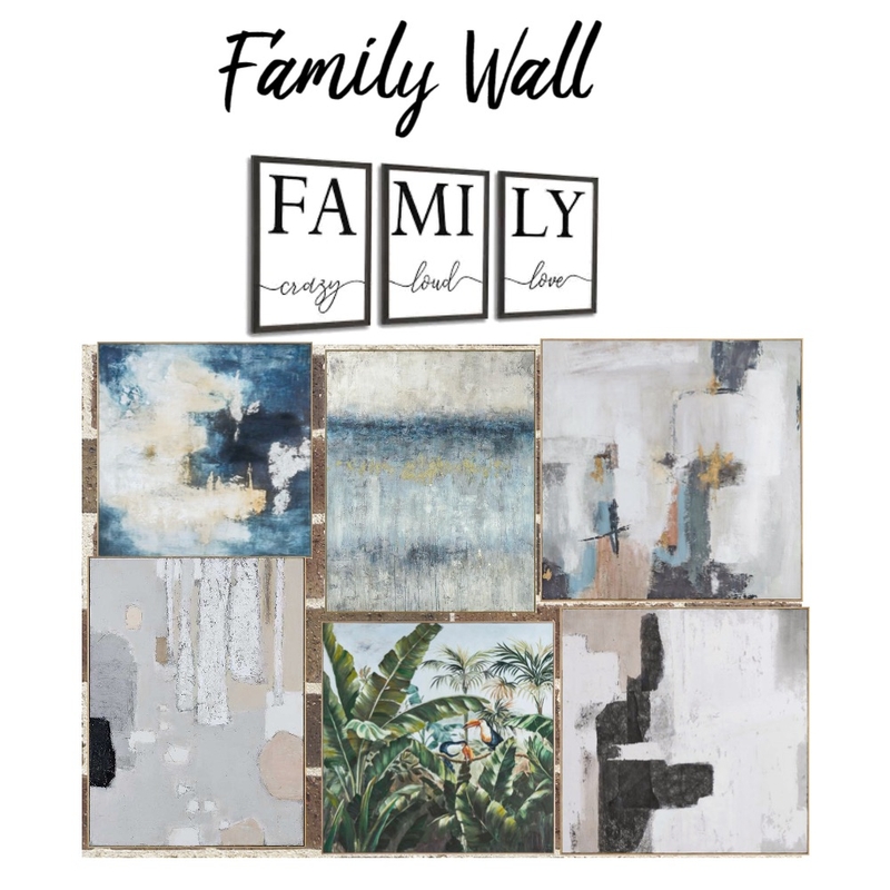 Family Wall Mood Board by Amateur Interior on Style Sourcebook