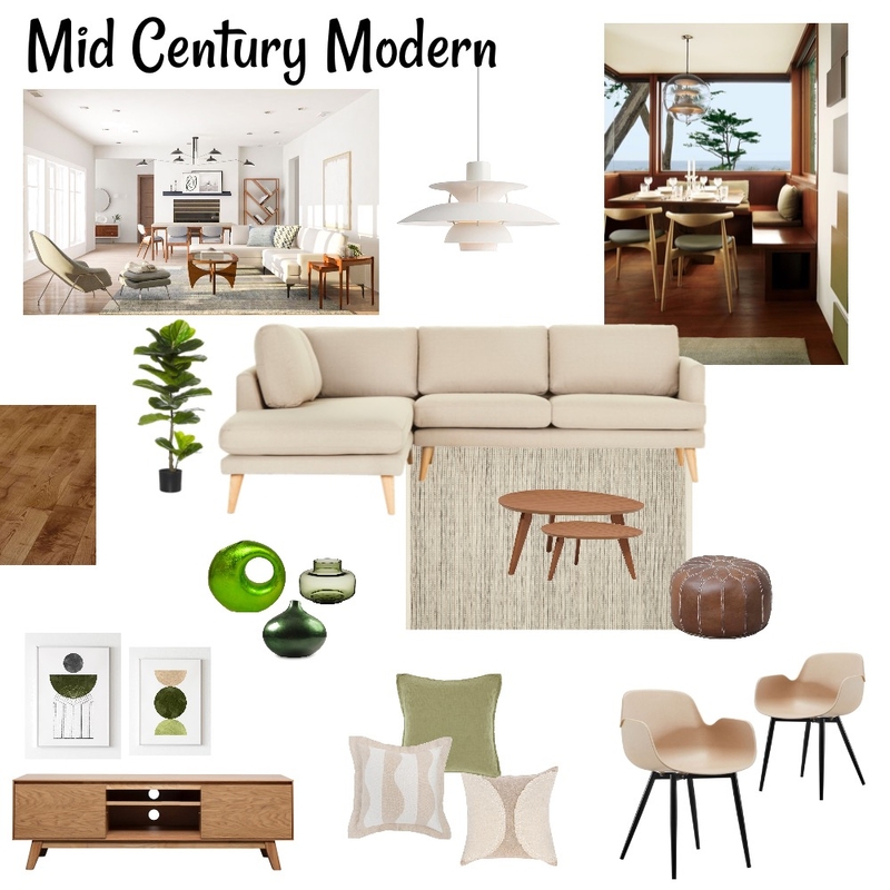 Mid century modern Mood Board by Christinea on Style Sourcebook