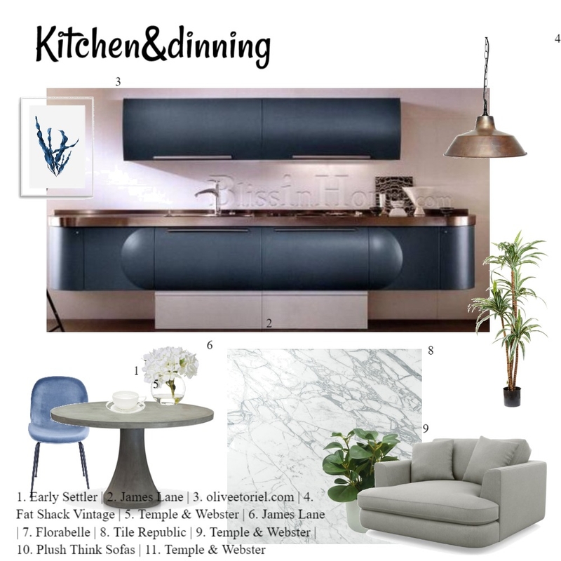 Kitchen Mood Board by KlaraG on Style Sourcebook