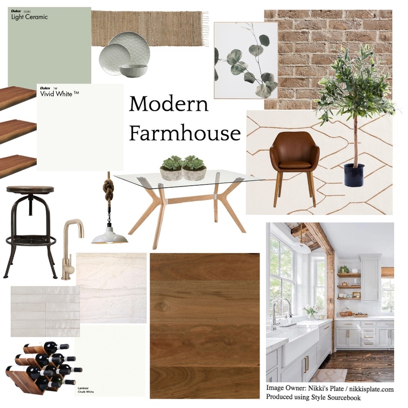 Modern Farmhouse Mood Board by clare.larsson on Style Sourcebook