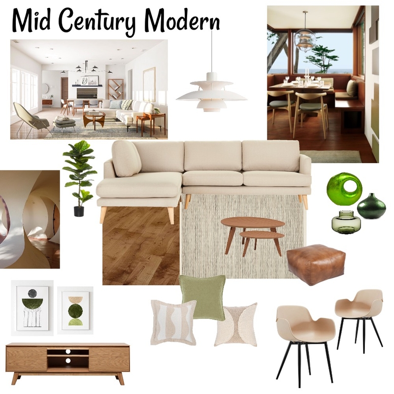 Mid century modern Mood Board by Christinea on Style Sourcebook