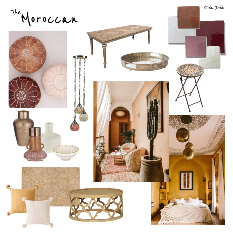 Moroccan Moodboard Mood Board by oliviadodd on Style Sourcebook