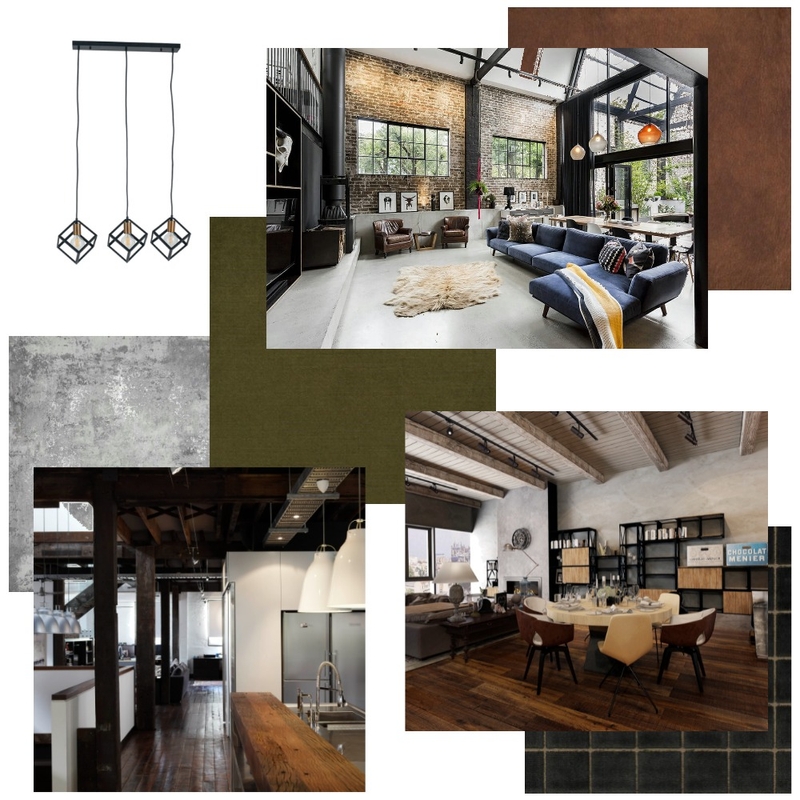 Industrial Mood Board by jesshaddad on Style Sourcebook