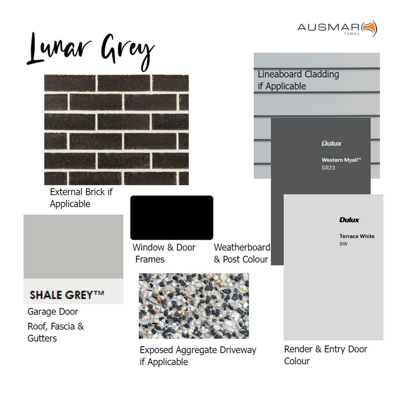 Lunar Grey - Exernal Scheme 5 Mood Board by Natasha Schrapel on Style Sourcebook