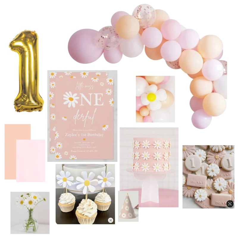 Ivy's first birthday Mood Board by tahlia m on Style Sourcebook