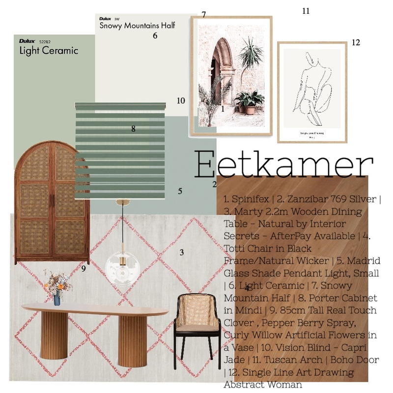 Eetkamer Mood Board by sofiaaneca on Style Sourcebook