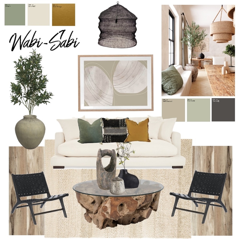 Wabi-Sabi Mood Board by SimplyBold on Style Sourcebook