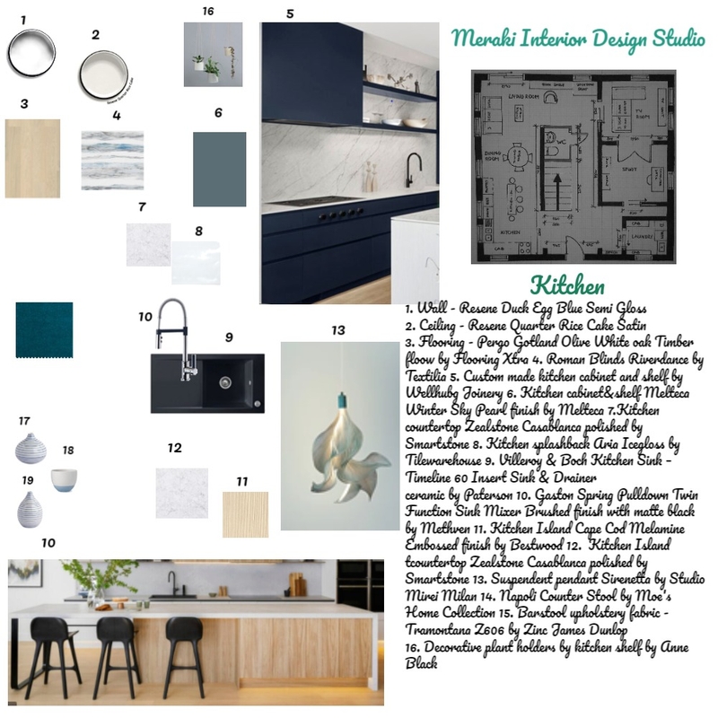 Sample Board Kitchen Nordic Style Mood Board by perlin on Style Sourcebook