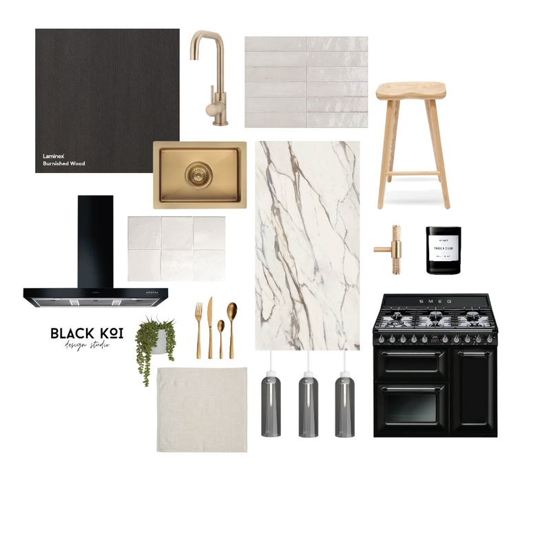 Urban Kitchen Mood Board by Black Koi Design Studio on Style Sourcebook