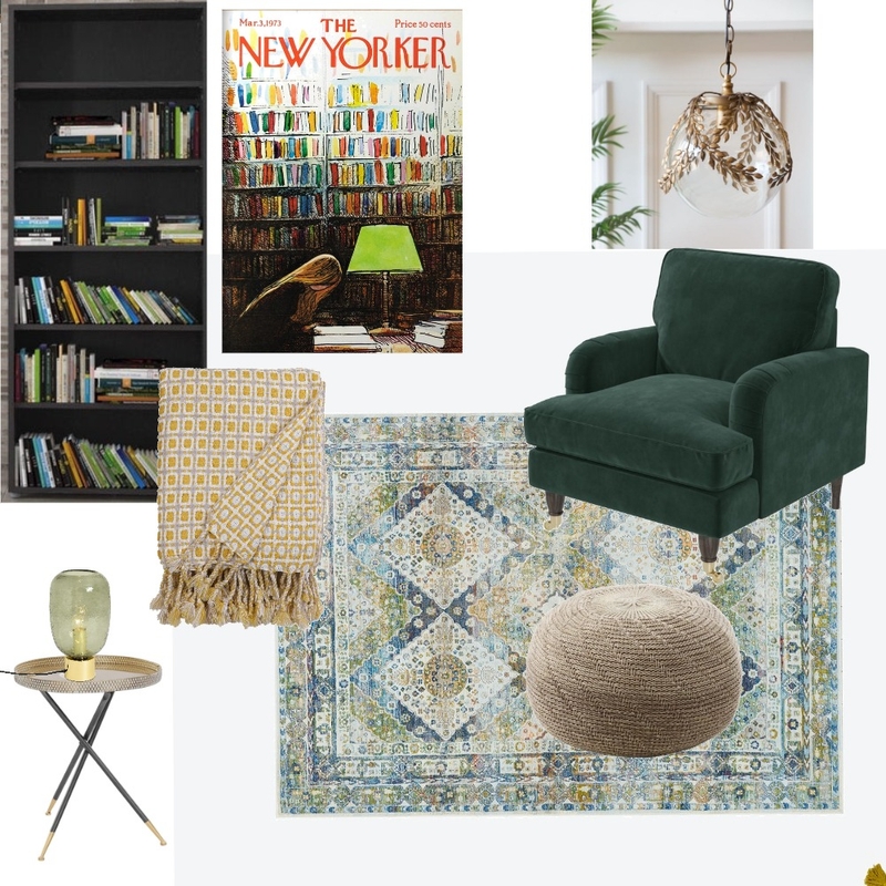 Reading Corner Green Payton Mood Board by emma_kate on Style Sourcebook