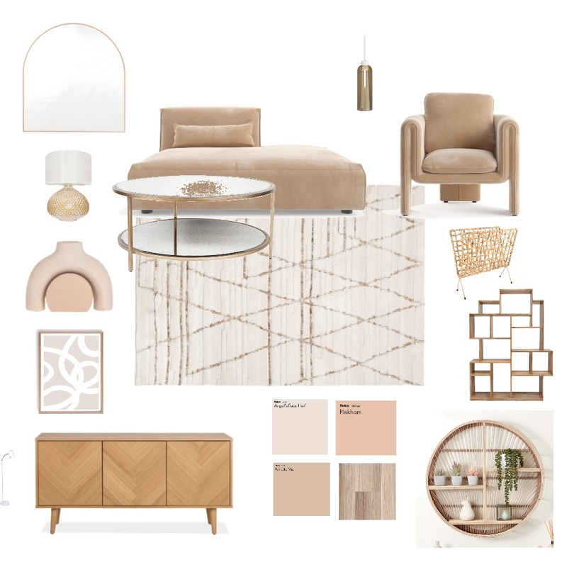 Nude Mood Board by Stella Permathouli on Style Sourcebook