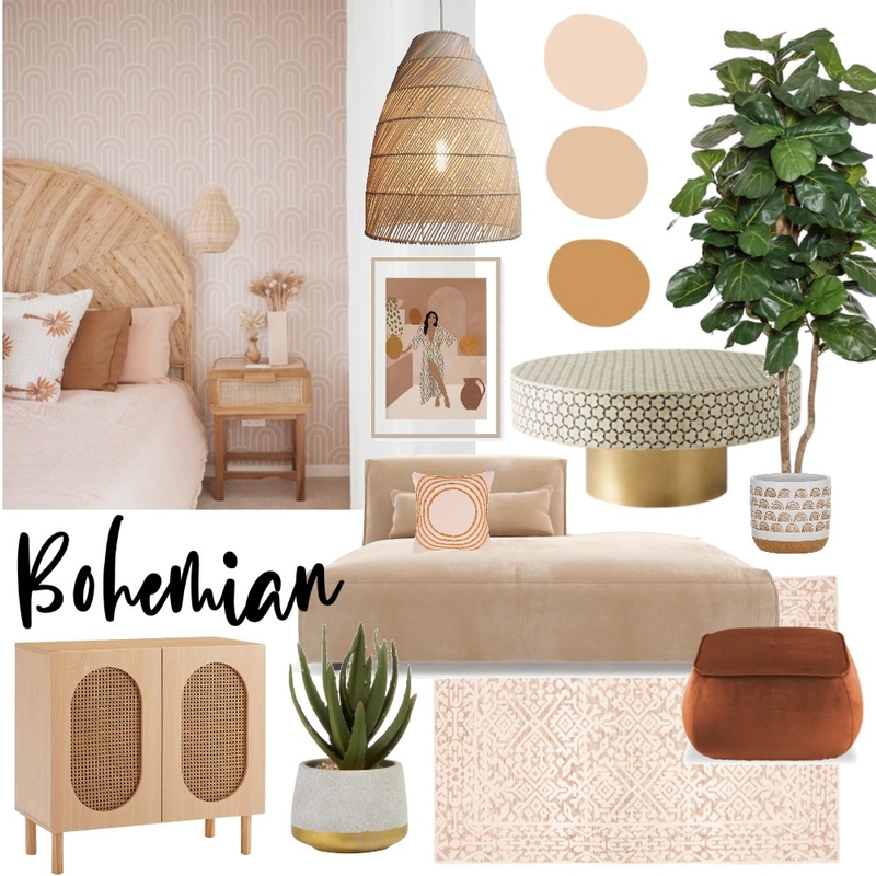 Bohemian Home Mood Board by laurenelle on Style Sourcebook