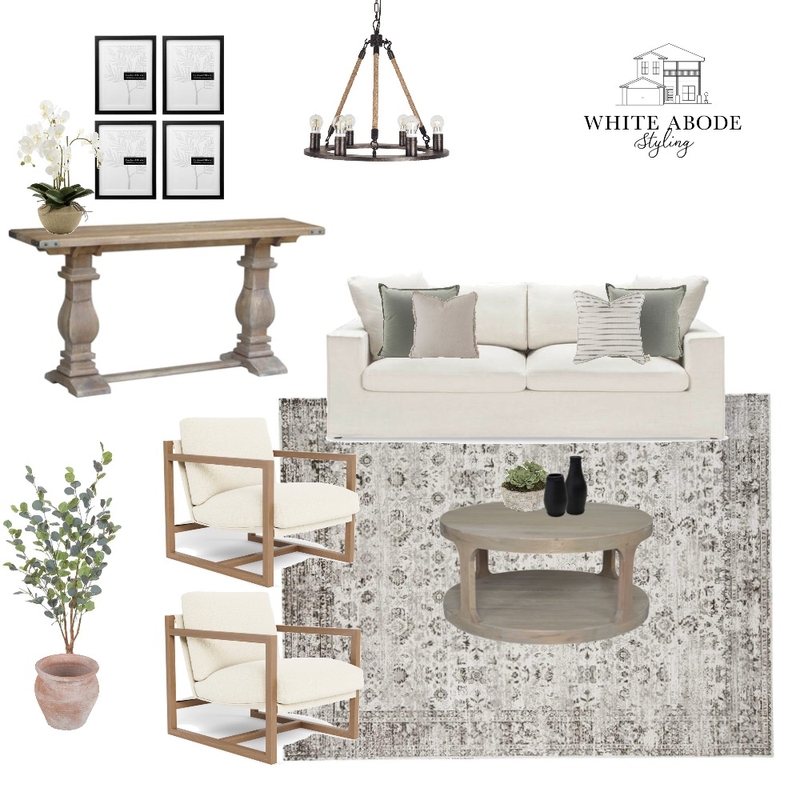 McVeigh - Living Room 1 Mood Board by White Abode Styling on Style Sourcebook