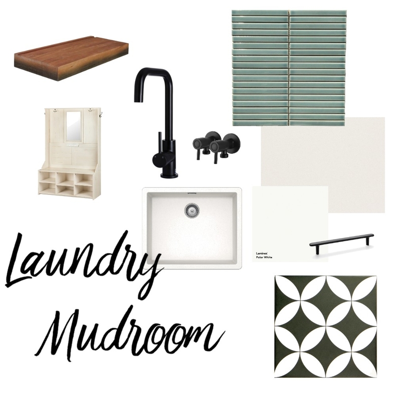 IDI Module 9 - Laundry/Mudroom Mood Board by Cape Hawke Farmhouse on Style Sourcebook