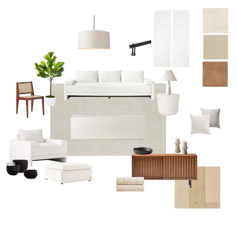 Living Room Mood Board Mood Board by jennamatys on Style Sourcebook