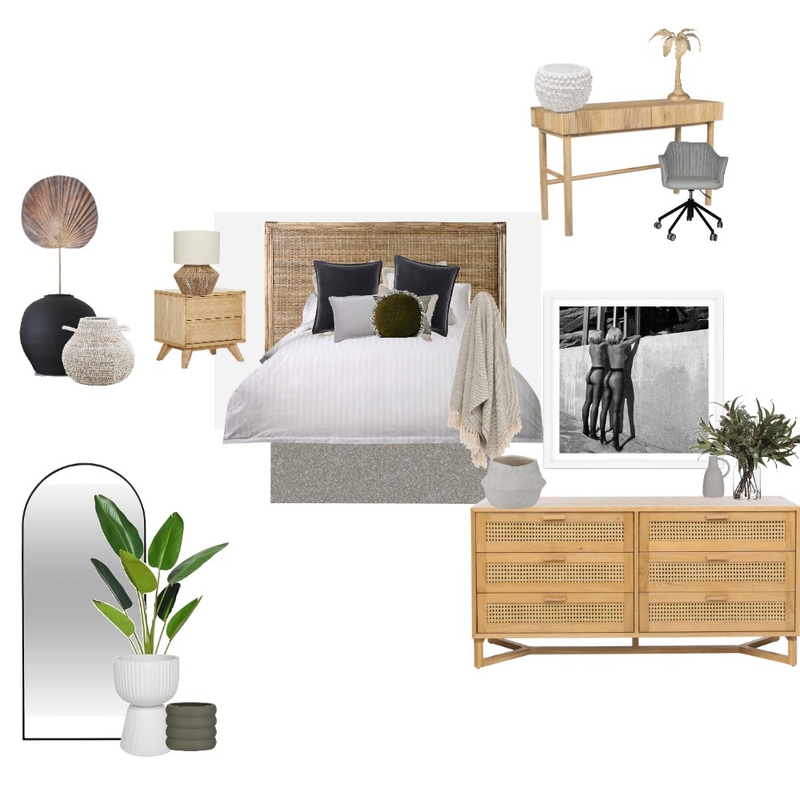 Bedroom Mood Board- Green/ Black Mood Board by Cailin.f on Style Sourcebook