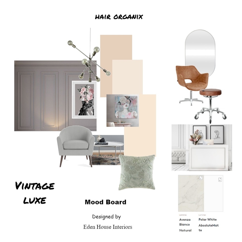 Vintage Luxe Mood Board by Eden House Interiors on Style Sourcebook