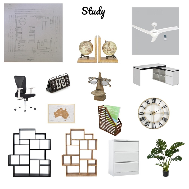 study Mood Board by sone on Style Sourcebook