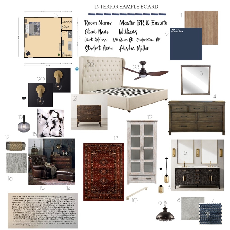 Master BR & Ensuite Mod10 Mood Board by Summerhill Design Studio on Style Sourcebook